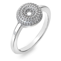 Hot Diamonds Krásný stříbrný prsten s diamantem Forever DR246 60 mm