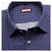 Pánská slim fit košile 6800 v modré barvě s formulí Easy Care