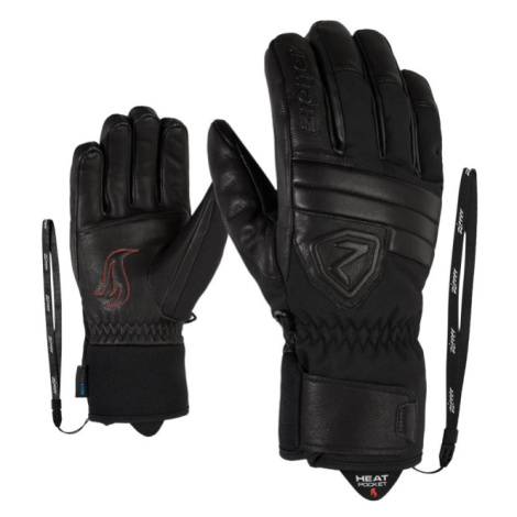 ZIENER-GLOWUS AS(R) AW glove ski alpine Černá