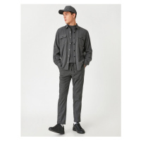 Koton Tapered Fit Poplin Trousers