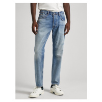 Světle modré pánské straight fit džíny Pepe Jeans - Pánské