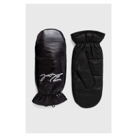 Rukavice Karl Lagerfeld dámské, černá barva