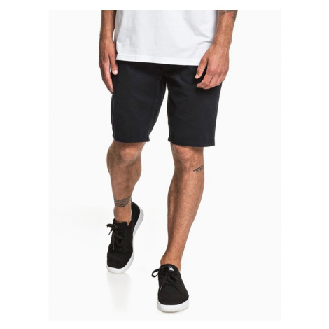 Černé pánské plátěné kraťasy Quiksilver EVDAY CHINO LIGHT black - Pánské