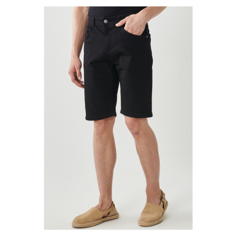 AC&Co / Altınyıldız Classics Men's Black Comfort Fit Relaxed Fit 5-Pocket Flexible Denim Jeans S