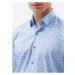 Světle modrá pánská košile Ombre Clothing K608