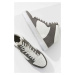 Kožené sneakers boty Answear Lab X limitovaná kolekce SISTERHOOD šedá barva