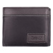 SEGALI Pánská kožená peněženka SG-7493 černo šedá