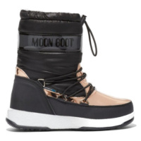 MOON BOOT-Girl Soft K black/copper Černá