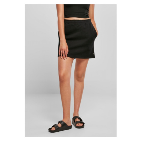 Ladies Organic Terry Mini Skirt - black Urban Classics