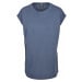Urban Classics Ladies Extended Shoulder Tee Dámské tričko modrá