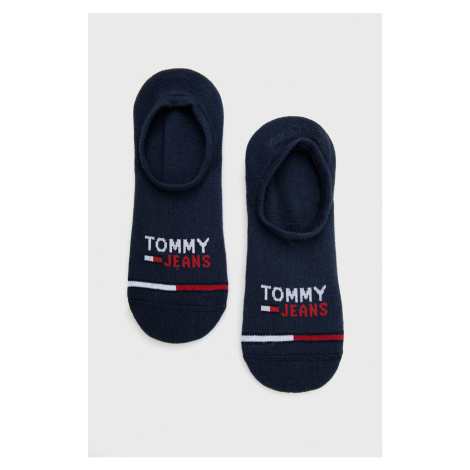 Ponožky Tommy Jeans tmavomodrá barva Tommy Hilfiger