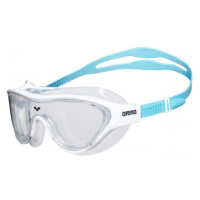 ARENA-THE ONE MASK JR CLEAR-WHITE-LIGHTBLUE Bílá