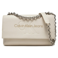 Calvin Klein Jeans SCULPTED EW FLAP W/CHAIN25 MONO K60K612221 Béžová