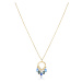 Viceroy Stylový pozlacený náhrdelník Elegant 13082C100-39 (řetízek, přívěsek)