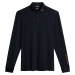 J.Lindeberg Florian Long Sleeve Black Polo košile