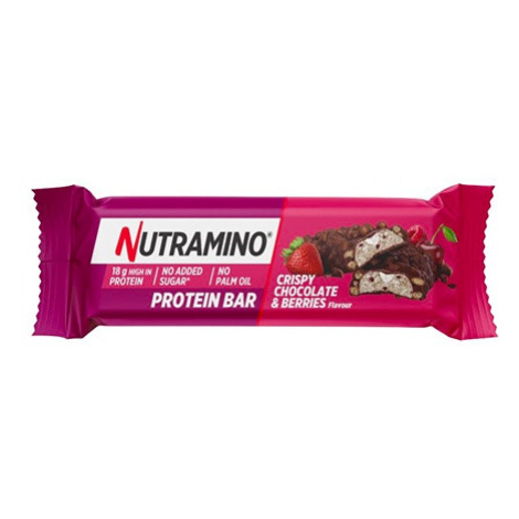 Nutramino Protein Bar 55 g - křupavá čokoláda/lesní ovoce