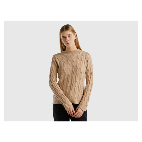 Benetton, Cable Knit Sweater United Colors of Benetton