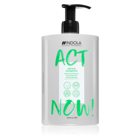 Indola Act Now! Repair čisticí a vyživující šampon na vlasy 1000 ml
