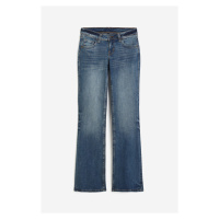 H & M - Flared Low Jeans - modrá