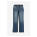 H & M - Flared Low Jeans - modrá