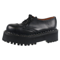 boty kožené unisex - 3 dírkové - STEADY´S - STE/3/2,5_black