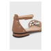 Kožené sandály Marella Ampezzo dámské, hnědá barva