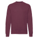 Burgundy Men's Sweatshirt Set-in Sweat Fruit of the Loom