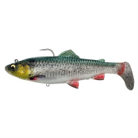 Savage Gear Gumová nástraha 4D Rattle Shad Trout Sinking Green Silver - 12,5cm 35g