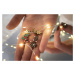 Vánoční náušnice Gingerbread earrings