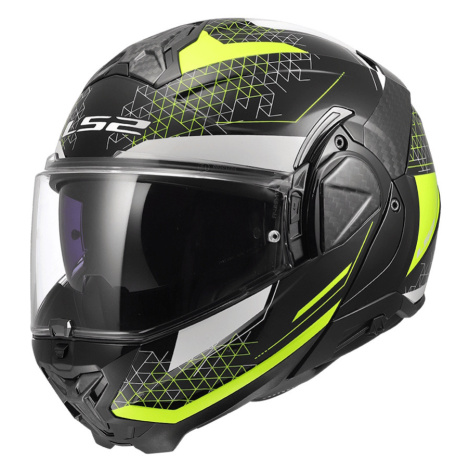 Překlopná přilba LS2 FF910 Advant II Astral H-V Yellow P/J