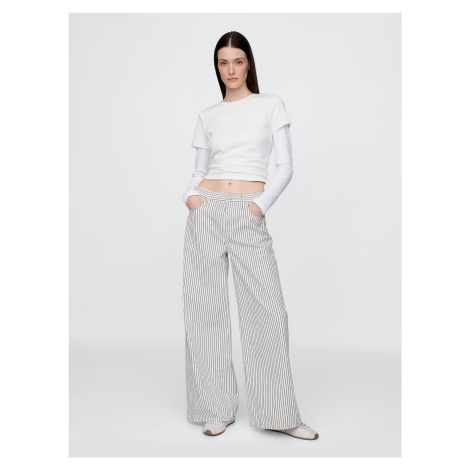 GAP Džíny Stripe Baggy - Dámské