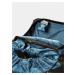 Černý batoh a koženkovými detaily a pláštěnkou Meatfly 26 l