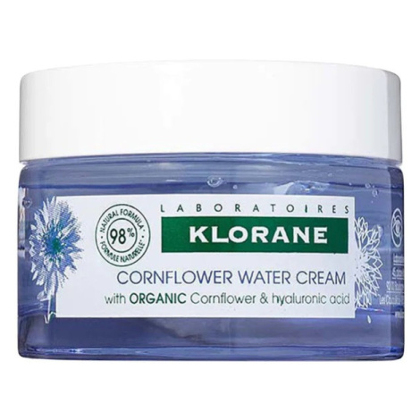 Klorane Hydratační krém na obličej s BIO chrpou (Cornflower Water Cream) 50 ml