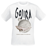 Gojira Whale From Mars Tričko bílá