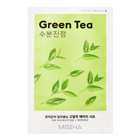 Missha Hydratační plátýnková maska se zeleným čajem Green Tea (Airy Fit Sheet Mask) 19 g