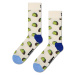 Ponožky Happy Socks Taco Sock bílá barva