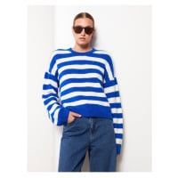 LC Waikiki Crew Neck Striped Long Sleeve Women's Knitwear Sweater