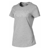 Puma Athletics Logo Šedá