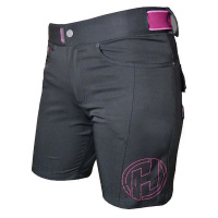 HAVEN Cyklistické kalhoty krátké bez laclu - AMAZON LADY - růžová/černá