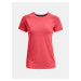Růžové dámské tričko Under Armour UA Seamless Run SS