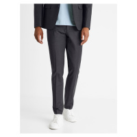Tmavě šedé pánské formální kalhoty Celio Colexus