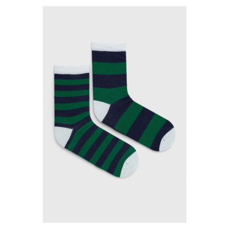 Dětské ponožky United Colors of Benetton zelená barva