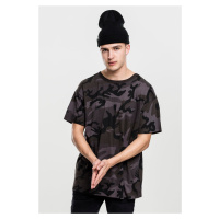 Camo Oversized tričko tmavé masky