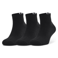 Under Armour CORE QTR 3PK Ponožky, černá, velikost