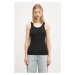 Top Coperni Rib Logo Tank Top dámský, béžová barva, COPJS12F5006