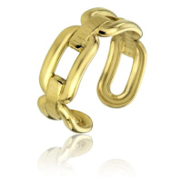 Marc Malone Pozlacený prsten z oceli Hadley Gold Ring MCR23015G
