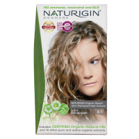 NATURIGIN Organic Based 100% Permanent Hair Colours Light Ash Blonde 8.1 barva na vlasy 115 ml