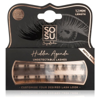 SOSU Cosmetics Hidden Agenda Undetectable Lashes trsové nalepovací řasy bez uzlíku 12 mm