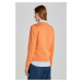 MIKINA GANT ARCHIVE SHIELD C-NECK SWEAT oranžová