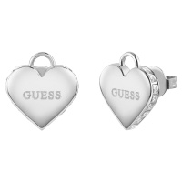 Guess Romantické ocelové náušnice Srdíčka Falling In Love JUBE02231JWRHT/U